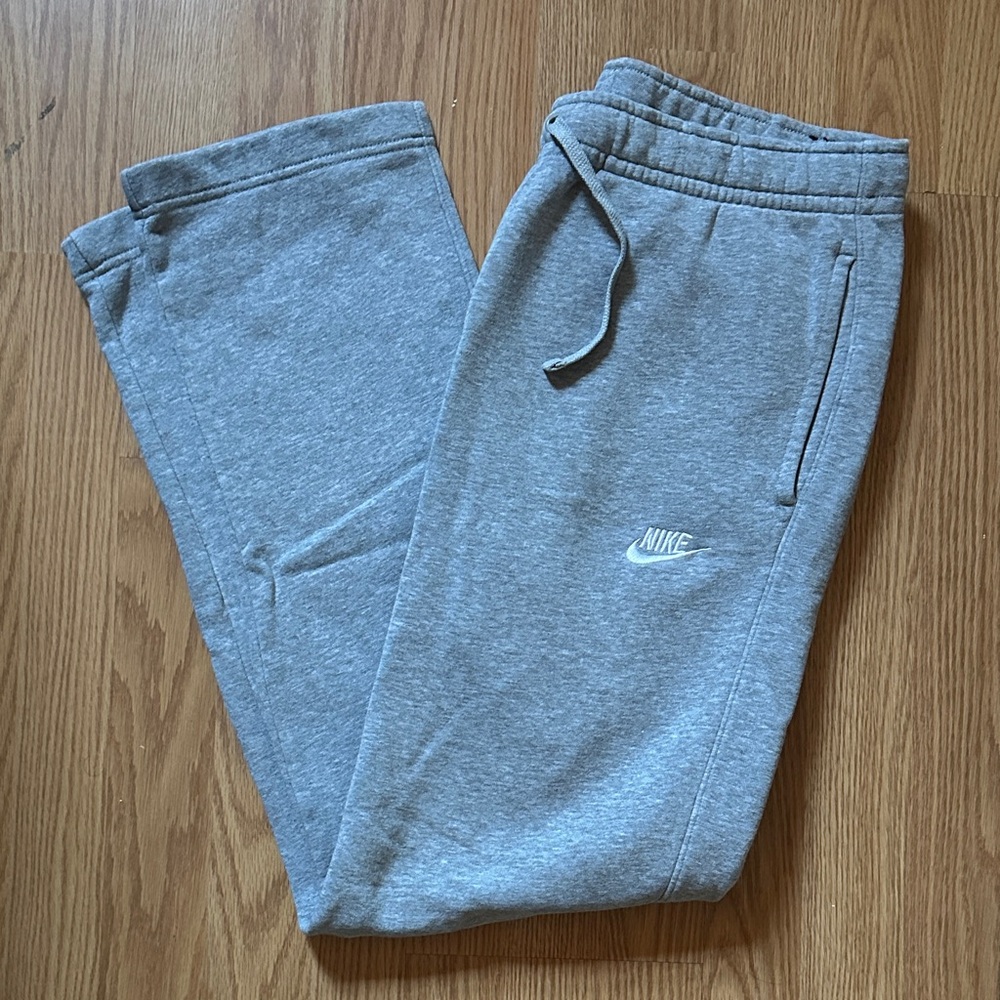 Nike Gray Fleece-Lined Joggers
